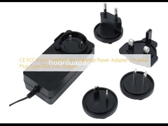 Certyfikat CE FCC RoHS Slim Desktop Power Adapter Universal Plug Typ 65W 24V Wyjście